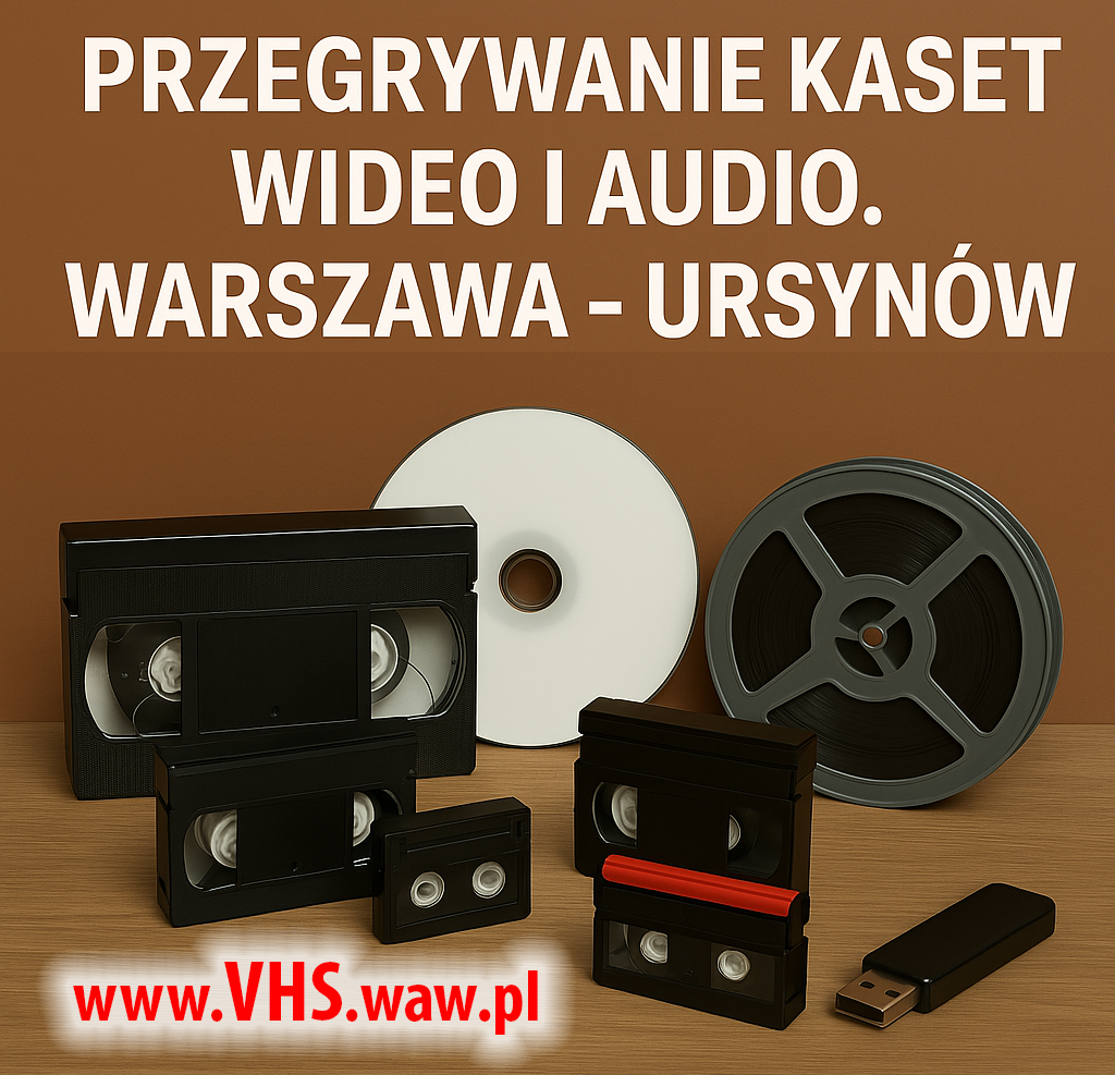 Zgrywanie kaset wideo i płyt DVD warszawą ursynów