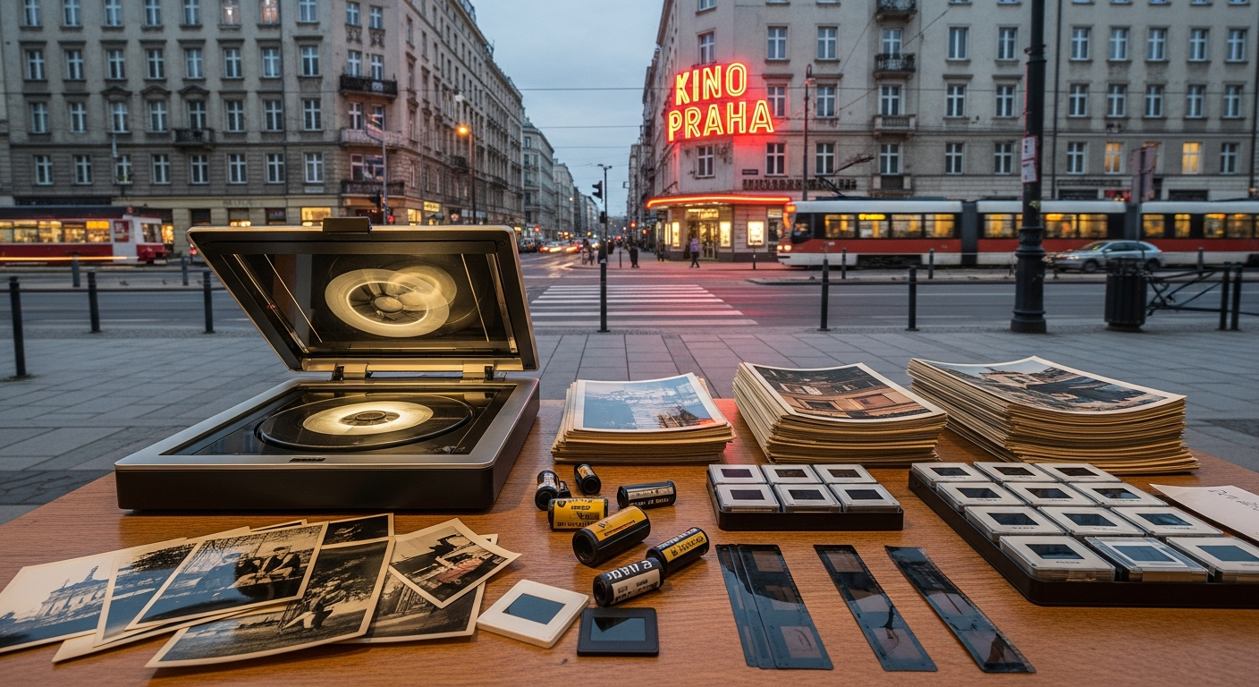 Skanowanie zdjęć na Pradze Południe